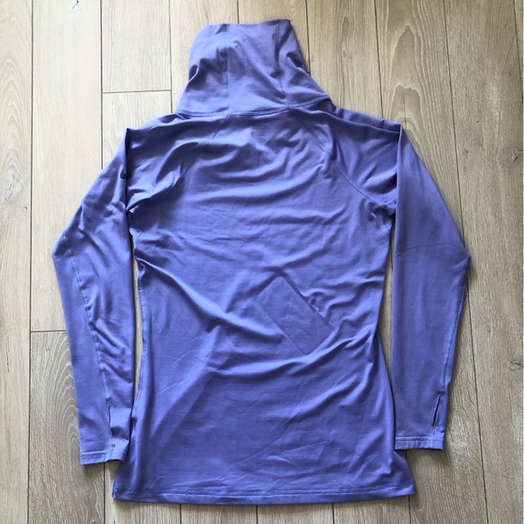 Nike Pro Hyperwarm Dri-Fit Mock Turtleneck Training Top in Lavender Size L - Picture 9 of 13